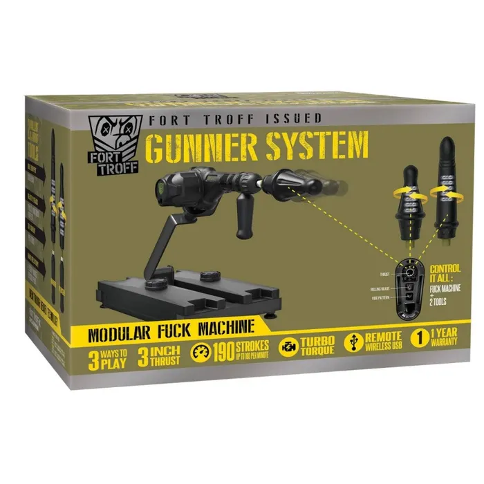 Fort Troff Gunner System 3 in 1 Modular Fuck Machine Fort Troff Female Sex Toys