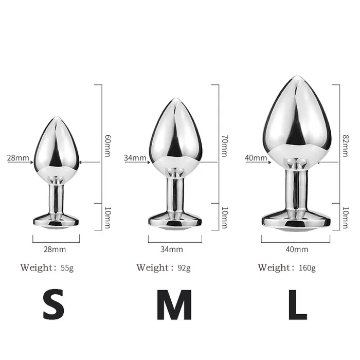 Male Sex Toys Onion Toy Smooth Feeling Stainless Steel Crystal Jewelry Anal Plug Male Sex Toys Onion Toy Smooth Feeling Stainless Steel Crystal Jewelry Anal Plug