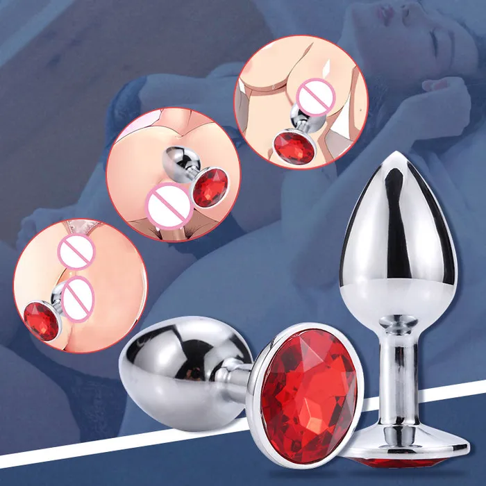 Male Sex Toys Onion Toy Smooth Feeling Stainless Steel Crystal Jewelry Anal Plug Male Sex Toys Onion Toy Smooth Feeling Stainless Steel Crystal Jewelry Anal Plug