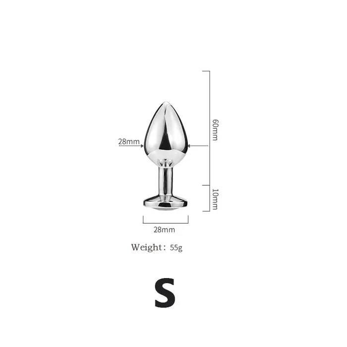 Male Sex Toys Onion Toy Smooth Feeling Stainless Steel Crystal Jewelry Anal Plug Male Sex Toys Onion Toy Smooth Feeling Stainless Steel Crystal Jewelry Anal Plug