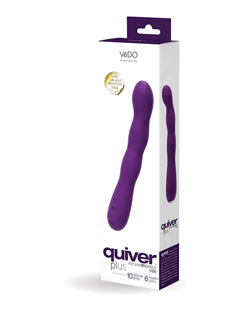 Vibrators Vedo Quiver Plus Rechargeable Vibe Savvy Co