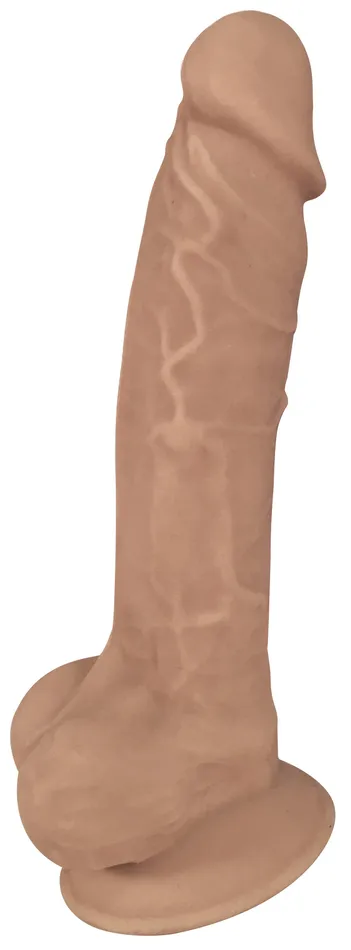 Curve Toys Female Sex Toys Silicone Dildo With Balls Tan 7 8 9