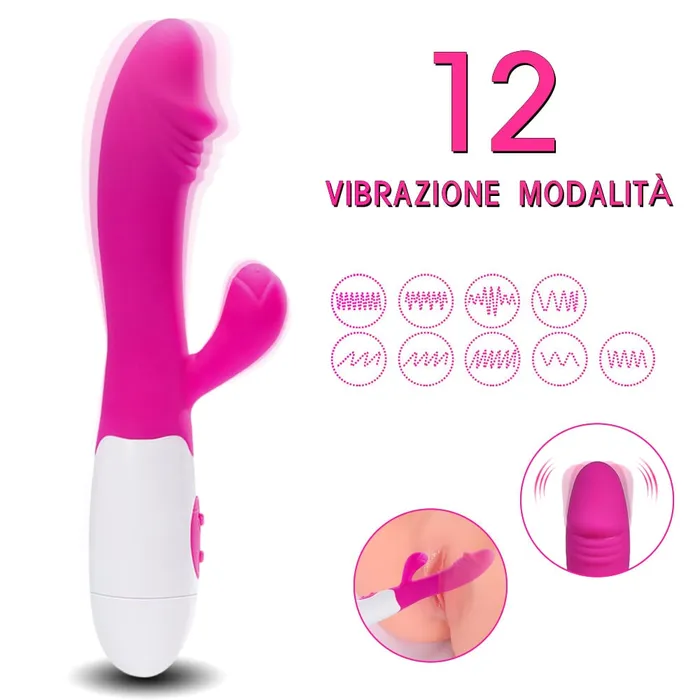 Female Sex Toys Sohimi 12 Vibration Modes Strong GSpot Stimulator Silicone Vibrator